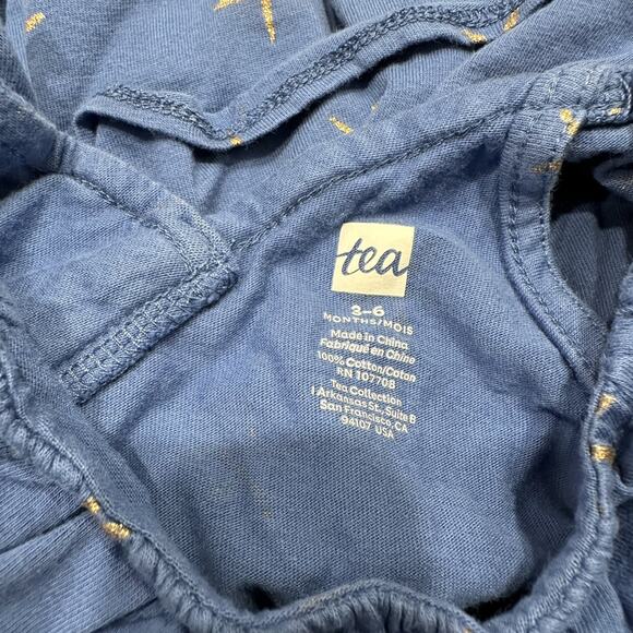 Tea Collection Blue Sparkle Stars Ruffle Tank Dress - Picture 6 of 8